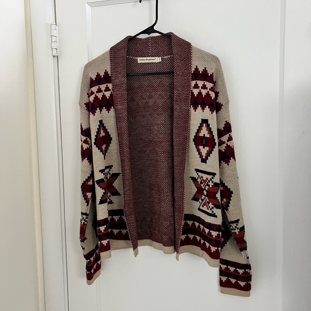 Open front cardigan